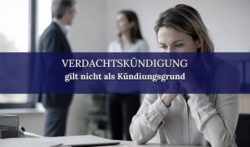 Verdacht allein rechtfertigt keine fristlose Kündigung