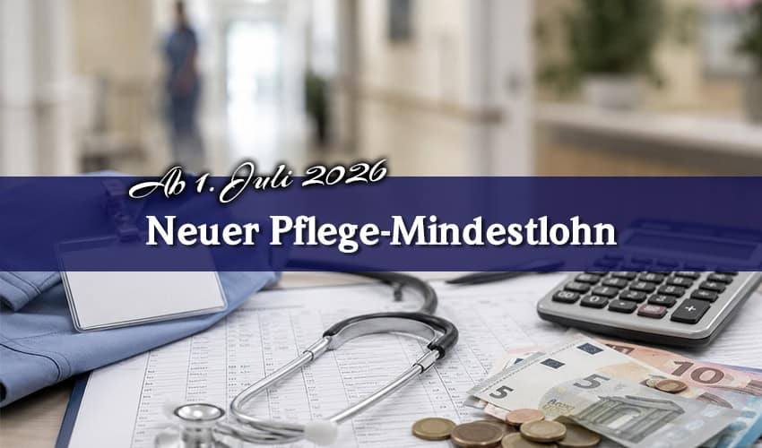 Höherer Pflegemindestlohn seit dem 1. Juli 2026