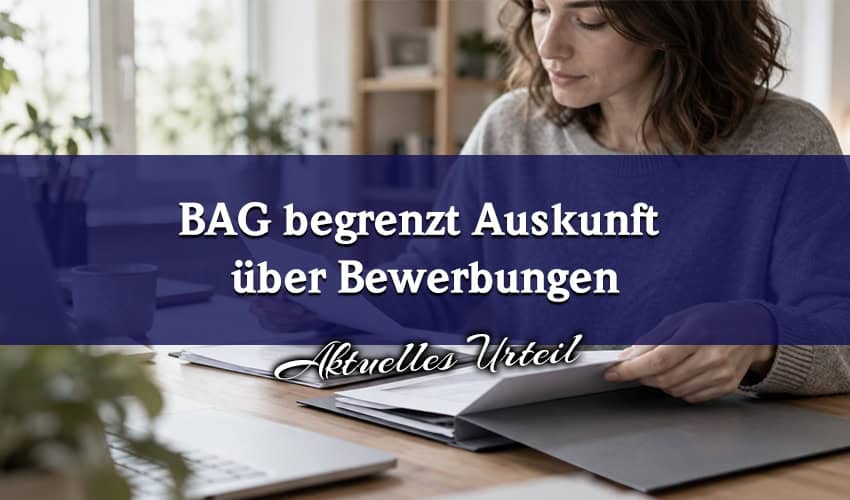 Annahmeverzugslohn: BAG begrenzt Auskunft über Bewerbungen
